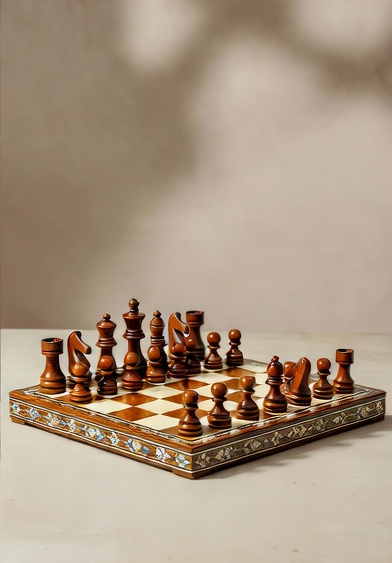 Khatamkari chess set